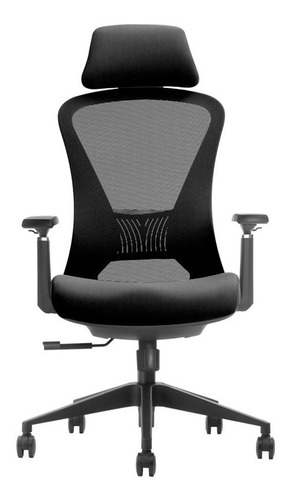 Silla Ergonómica Para Oficina Texas Black _ Decorplas