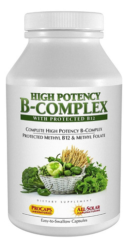 Complejo B  Vitamina B12 180cap - - Unidad A $1816