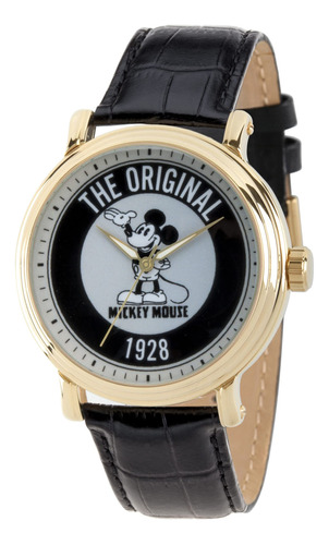 Reloj Analógico Vintage De Mickey Mouse De Disney Para Adult