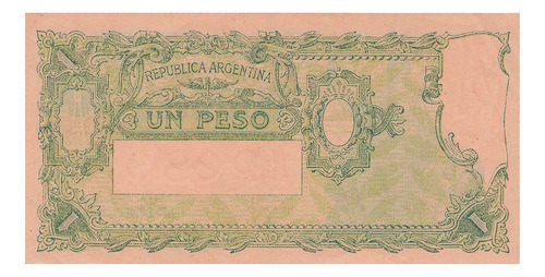 Cédula Argentina 1 Peso Retangular 1947 Prócer Antiga