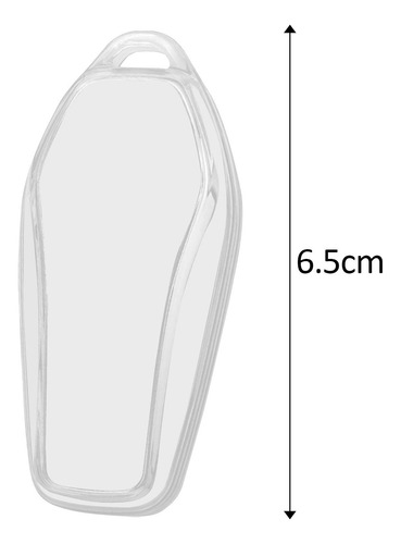 Capa De Chave De Carro De Tpu Macio Para Byd Transparente