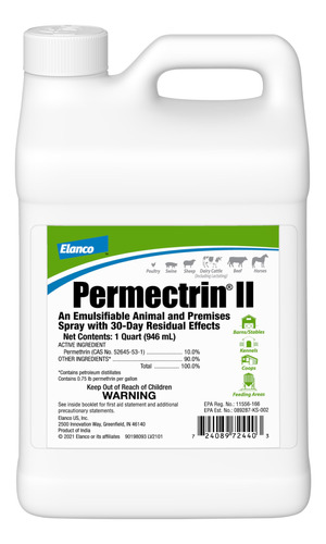 Elanco Insecticida Permectrin Ii, 32 Onzas