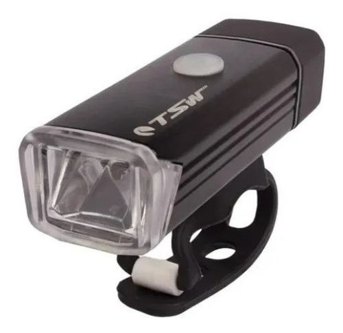 Imagem 3 de 4 de Farol Bike Tsw 180 Lumens Sinalizador Lanterna Led Preto