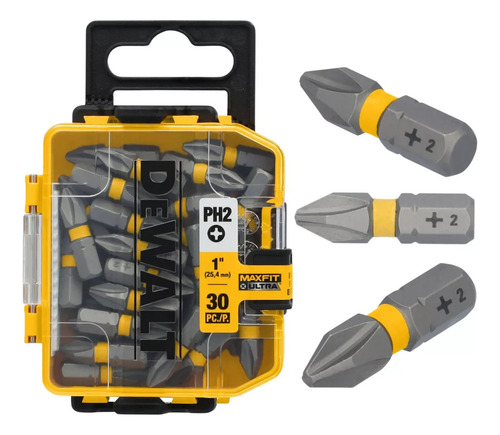 Puntas Maxfit Ph2 X 1 Kit De 30 Pzs Dewalt Dwa1ph2umf30