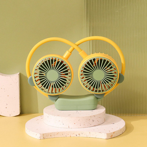Ventiladores Para Colgar En El Cuello Ventilador De Amarillo