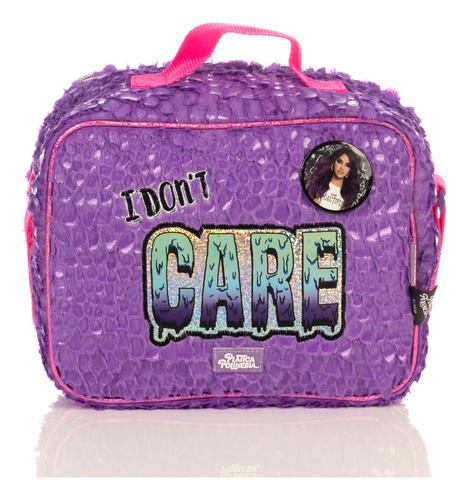 Lonchera Atmpacks Polinesios-0211 Color Violeta - 11cm X 28cm