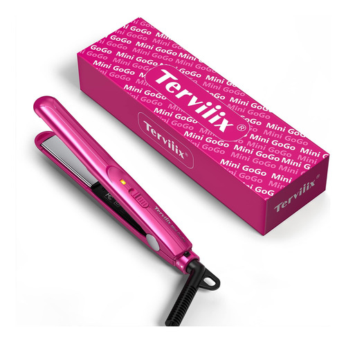 Pequeñas Planchas Para Cabello Corto / Flequillo-rosado