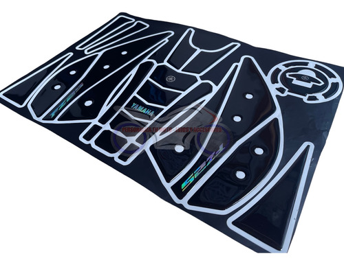 Kit Protector Tanque + Pierneras Yamaha Fz25 Logos Tornasol