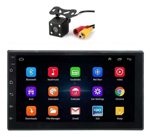 Radio Android 10.1 Gps Bluetooth Wifi 7 + Camara Retroceso