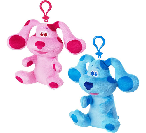 Colgante De Felpa Para Monedero Blue's Clues, Color Azul Y M