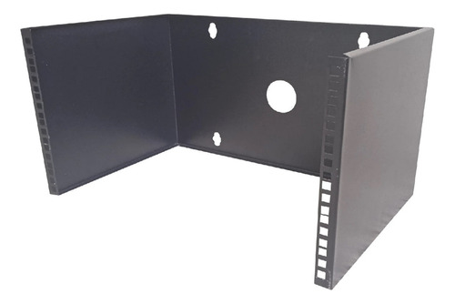 Rack Abierto De Pared De 6u Metalnet Negro