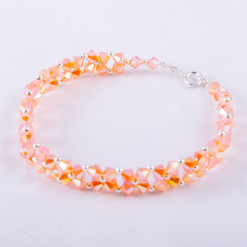 Pulsera Cristal Swarovski Elements Color Sun Plata 925 