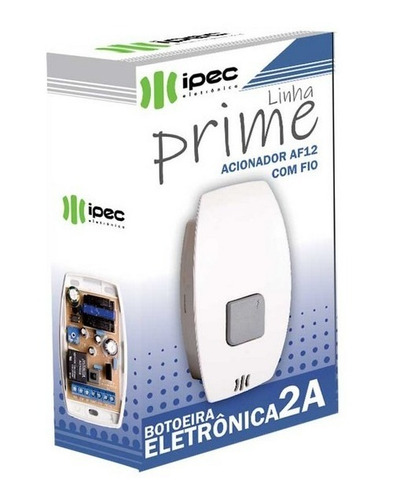 Acionador Af12 Rx Fonte 1,3a Botoeira C Receptor 2 Controles