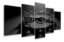 Comprar Quadros Decorativos Sala Foi Por Você Coroa De Jesus Cristo