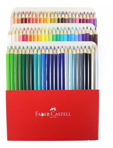 Estuche de madera con 72 lápices de colores Polychromos de Faber-Castell.  Curiosite