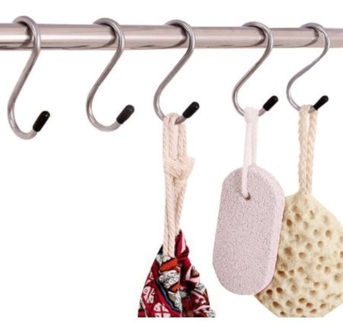 Set 5 Ganchos S De Metal 8cm Garfio Hogar Colgador