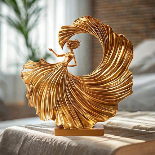 Estatua De Bailarina, Escultura Artística, Adorno De Mesa,