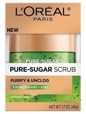 Exfoliante Loreal Paris Pure Sugar Kiwi