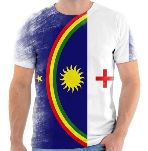 Camiseta, Camisa Bandeira Do Estado De Pernambuco. 01