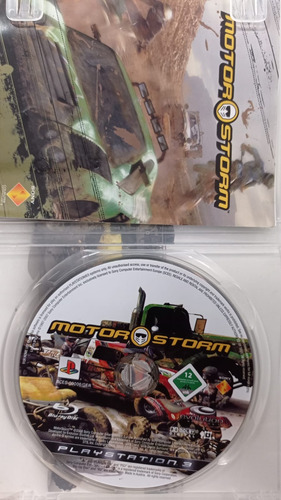 Jogo Motor Storm Ps3 Físico Usado Com Manual (Usado)