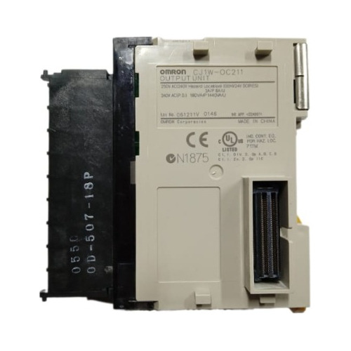 Omron Cj1w-oc211 Módulo De E/s Plc Riel Din Usado (Usado)