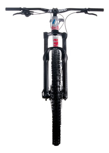 Imagen 3 de 3 de Mountain bike Belfort Bikes Balam 35 Silver 2022 R29 10v frenos de disco hidráulico cambio Shimano Deore CS-M4120 color plata/rojo