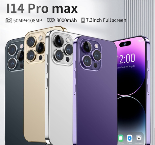 Smartphone I14promax Dual Sim,7.3'',6+128gb,doble Sim