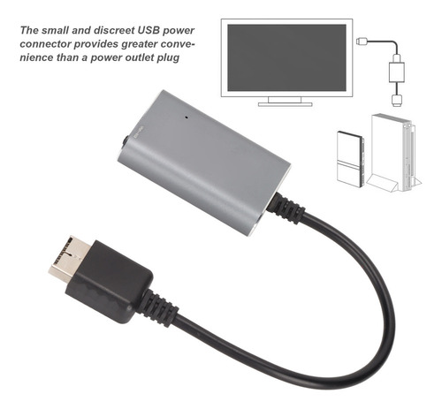 Para Convertidor Ps2 A Av, Interfaz Multimedia Hd De Alta De