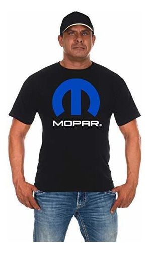 Jh Design Camiseta Con Logo Mopar Para Hombre, Camiseta Negr