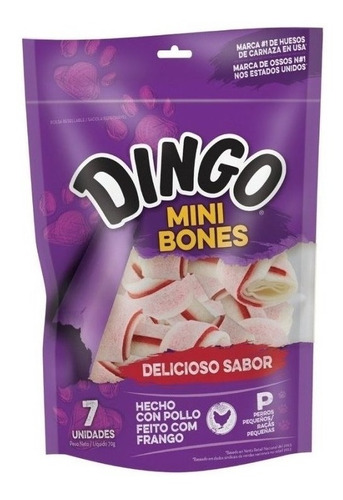 Imagen 1 de 6 de Oferta Del Dia Hueso Dingo Dn-99171lar 70 Gr Pollo Mini Bone