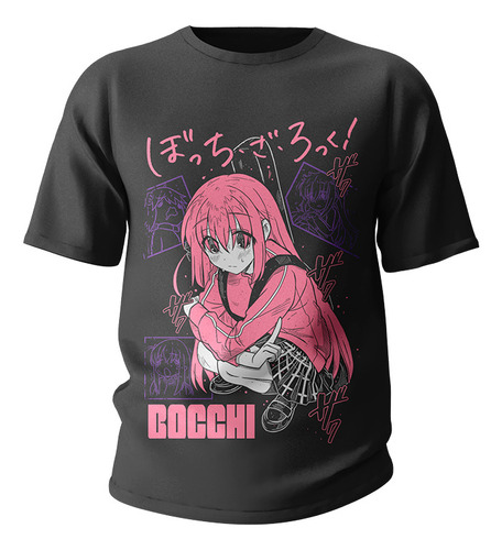 Remera Bocchi The Rock Hitori Gotoh Anime