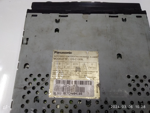 Som Automotivo Panasonic Cq-c1303 (usado ) (Usado)