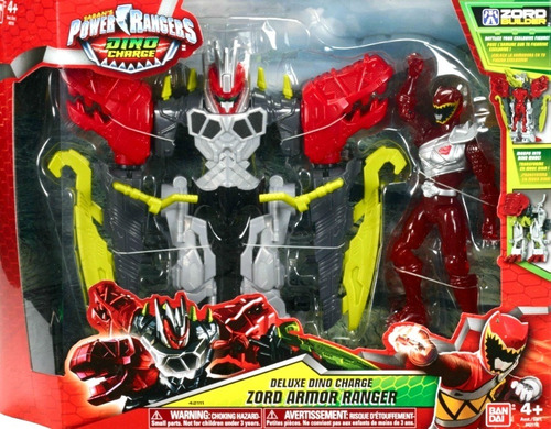 Power Rangers Deluxe Dino Charge Zord Armor Ranger Envíograt (Usado)