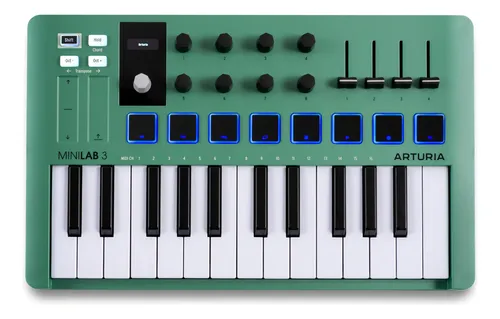 comprar Controlador De Teclado Midi Arturia Minilab 3 De 25 Teclas,