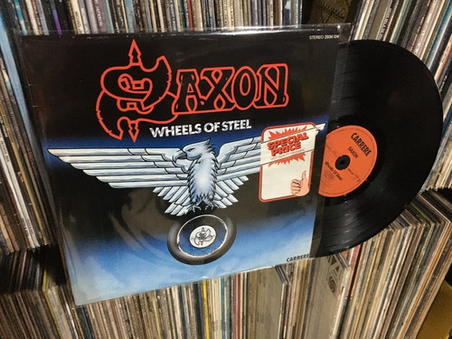 Saxon Wheels Of Steel Vinilo Orig Alemania 1980 Heavy Metal 