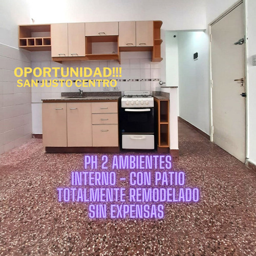 Venta Ph 2 Ambientes Con Patio San Justo Centro