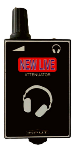 Atenuator De Som New Live Cor Preto 110V/220V