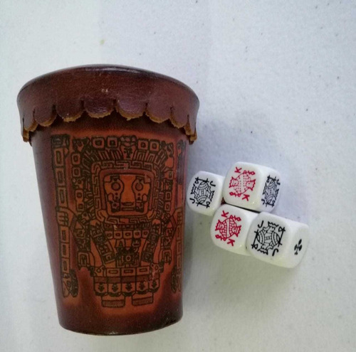 Cacho, Juego De Mesa Boliviano Artesanía Con Detalle (Usado)