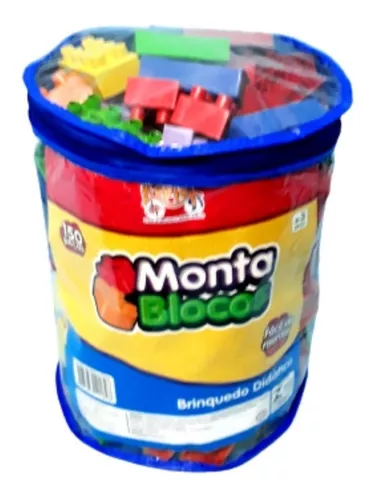 Jogo 150 Peças Blocos De Montar Grande Brinquedo Educativos