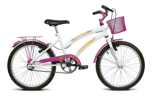 Bicicleta Juvenil Aro 20 Breeze Rosa Verden Bikes Cor Branco/rosa