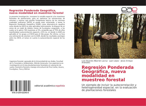 Libro: Regresión Ponderada Geográfica, Nueva Modalidad En Mu