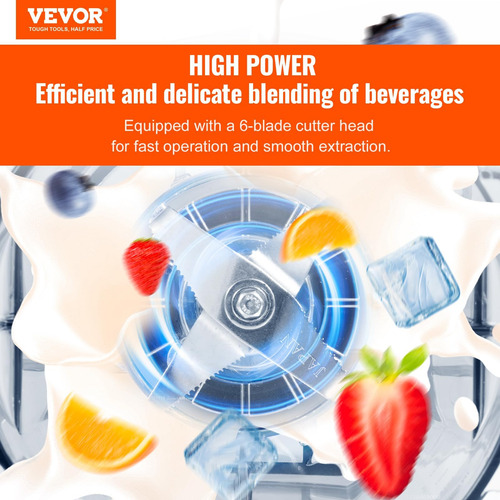 Vevor Professional Licuadora Con Escudo, Mezcladores De Enci