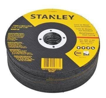 100 Discos Corte 4.1/2 X 1,0 X 7/8 Pol. Stanley Sta8061