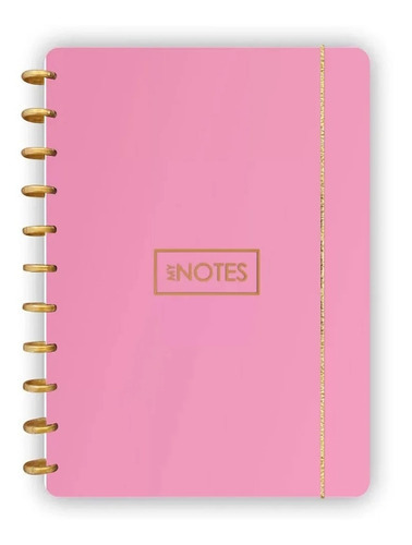  Abyara Caderno de disco My Notes 80 folhas  listradas unidade x 1 210cm x 290cm cor rosa