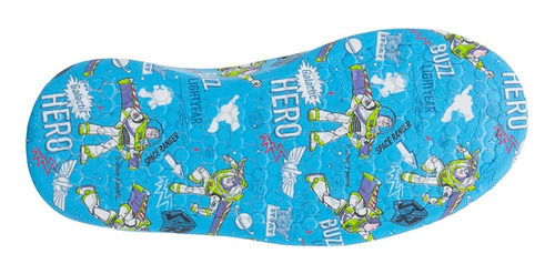 Tenis Infantil Niño Buzz Lightyear Blanco/azul Suela Impresa