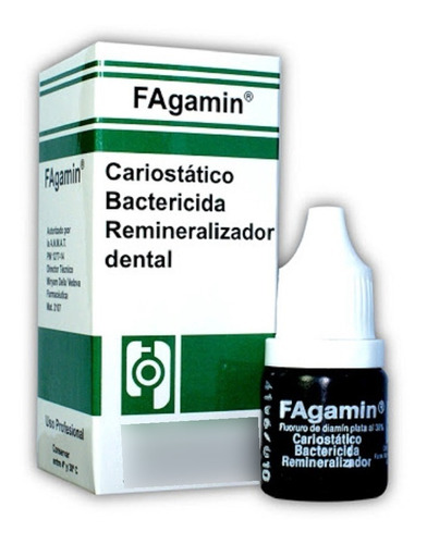 Imagen 1 de 7 de Fagamín Fluoruro Diamino Plata Dental 5ml Santiago