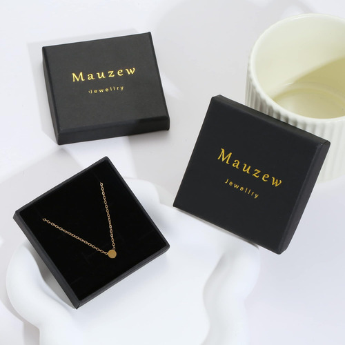Collar De Cadena De Serpiente De Espiga De Oro Mauzew Para M