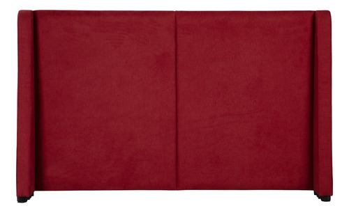 Cabecera Matrimonial Dicasa Milan Linnia Color Rojo