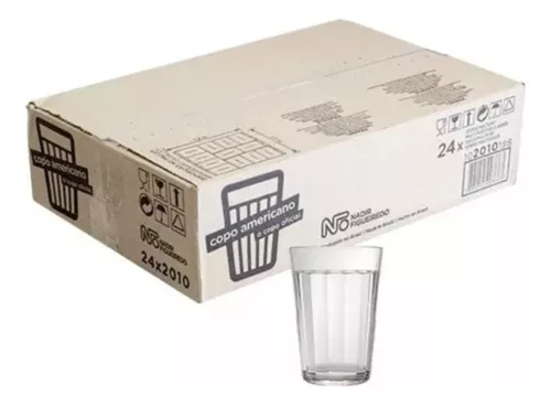 Jogo Copo Americano Lagoinha Tradicional 190ml Com 24 Peças