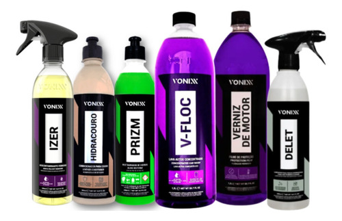 Vonixx Izer Hidracouro Shampoo Floc Delet Motor Vidro